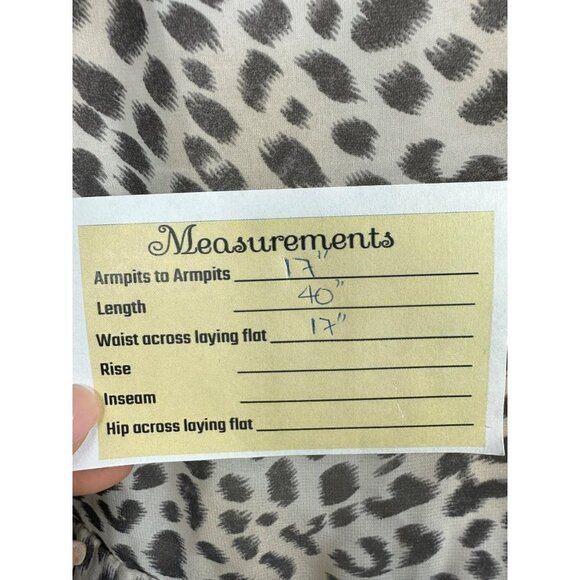 Victoria's Secret Womens Peplum Dress Black Ivory Animal Print Sleeveless Size 6 - Picture 12 of 12